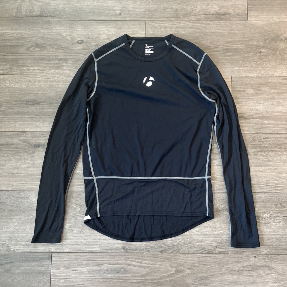 Bontrager Mens M Long Sleeve T Shirt Black Cycling